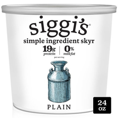 siggi's Plain Icelandic Skyr Nonfat Yogurt - 24 Oz - Image 1