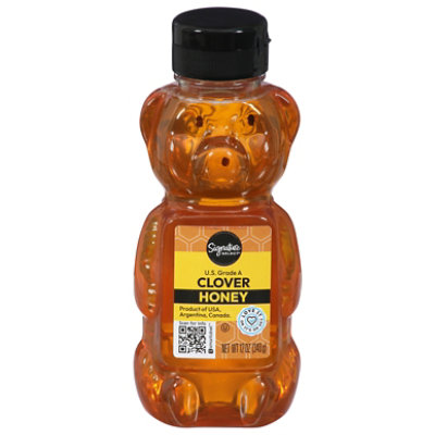 Signature SELECT Honey Clover Squeeze Bear - 12 Oz - Image 3