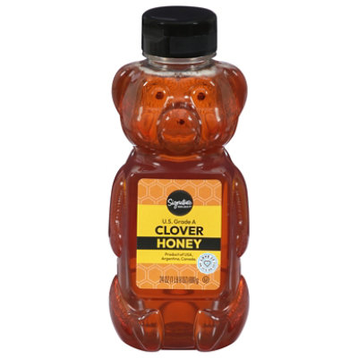 Signature SELECT Honey Clover Squeeze Bear - 24 Oz - Image 3