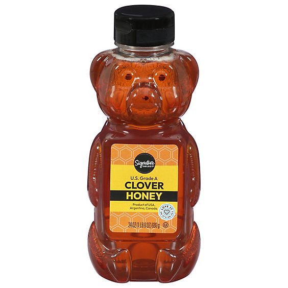 Signature SELECT Honey Clover Squeeze Bear - 24 Oz