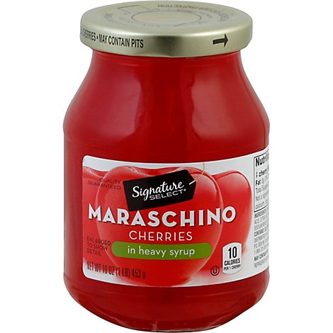 Signature SELECT Cherries Maraschino - 16 Oz