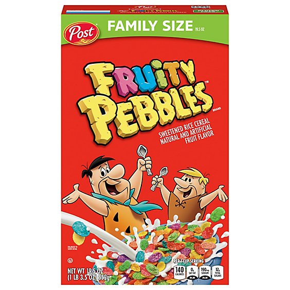 Post Fruit Pebbles - 19.5 Oz