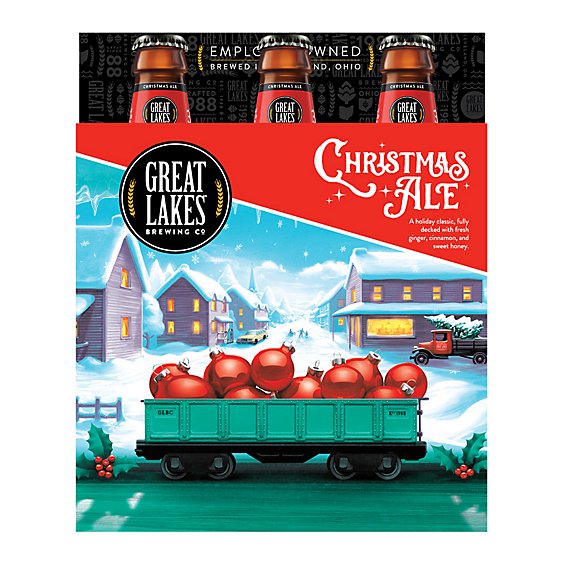 Great Lakes Brewing Company Ale Christmas Bottles - 6-12 Fl. Oz.