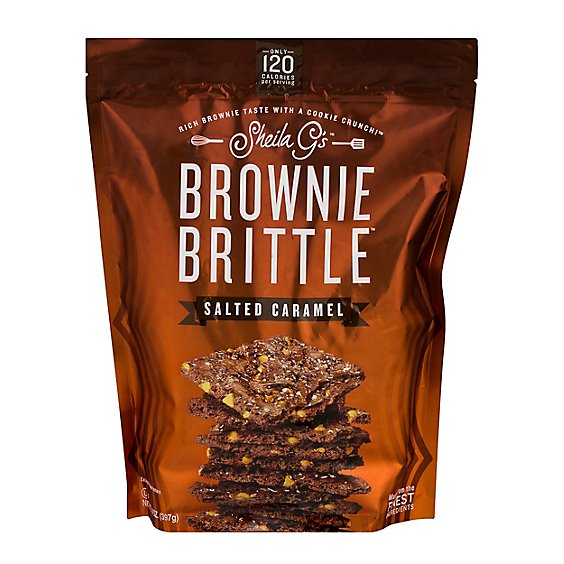 Brownie Brittle Brittle Salted Caramel - 14 Oz