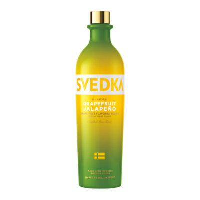 SVEDKA Grapefruit Jalapeno Flavored Vodka 70 Proof - 750 Ml