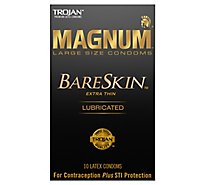 Trojan Condom Magnum Bareskin - 10 Count