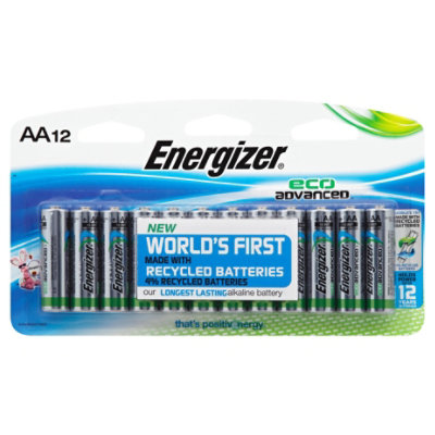 Energizer Batteries Eco Advanced AA - 12 Package