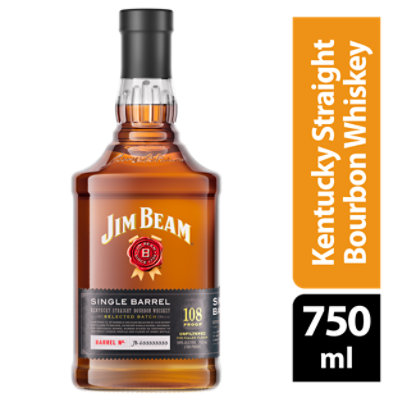 Jim Beam Single Barrel ケンタッキーストレージバーボン Jim Beam Single Barrel Kentucky Straight Bourbon Whiskey 95 Proof
