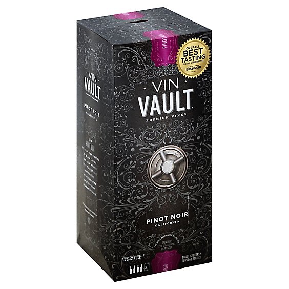 Vin Vault Pinot Noir Red Box Wine - 3 Liter