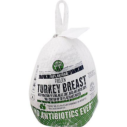 Open Nature Turkey Breast Bone In Frozen - 5.25 LB - Image 1