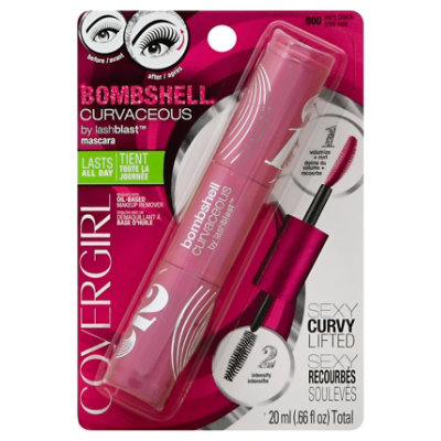 COVERGIRL Bombshell Curvaceous by Lashblast Mascara Very Black 800 - 0.66 Fl. Oz. - Image 1