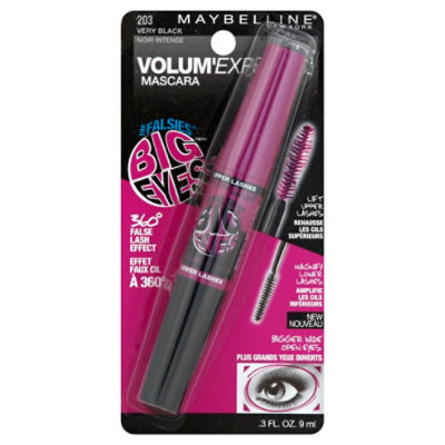 Maybelline Mascara Volum Express The Falsies Big Eyes Very Black 203   Fl. Oz. - Albertsons