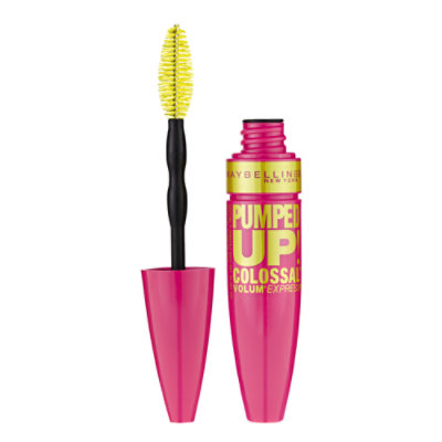 Maybelline Volum Express Pumped Up Colossal Classic Black Washable Mascara   Oz - Carrs