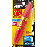 Maybelline Mascara Volum Express Pumped Up Colossal Waterproof Glam Brown 217 - 0.32 Fl. Oz. - Image 2