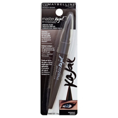 Maybelline Eyestudio Eyeliner Cream Master Kajal Midnight Brown 530 - 0.053 Oz