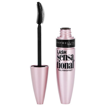 Maybelline Mascara Lash Sensational Volume Blackest Black 00 - 0.32 Oz - Image 1