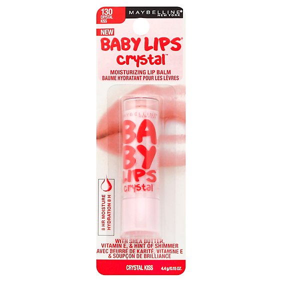 Maybelline Baby Lips Crystal Lip Balm Moisturizing Crystal Kiss 130 - 0.15 Oz