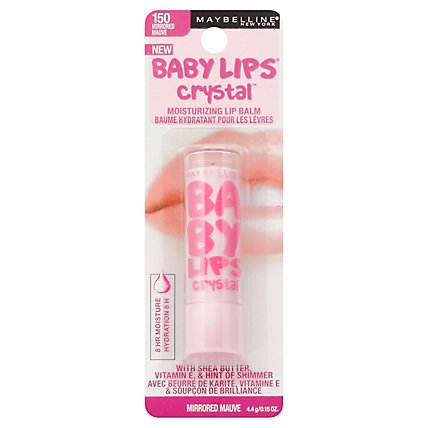 Maybelline Baby Lips Crystal Lip Balm Moisturizing Mirrored Mauve 150 - 0.15 Oz - Image 1