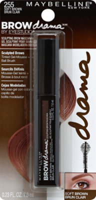 Maybelline Eyebrow Brow Drama By Eye Studio Soft Brown 255 - 0.23 Fl. Oz. - Image 2