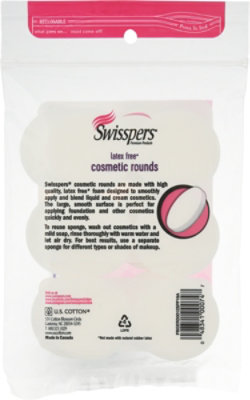 Swisspers Rounds Cosmetic Make Up Application - 12 Count - Image 4