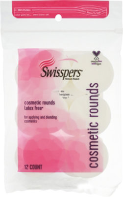 Swisspers Rounds Cosmetic Make Up Application - 12 Count - Image 2