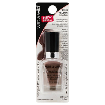 Wet N Wild Nail Polish MegaLast Salon Wet Cement - 0.45 Oz