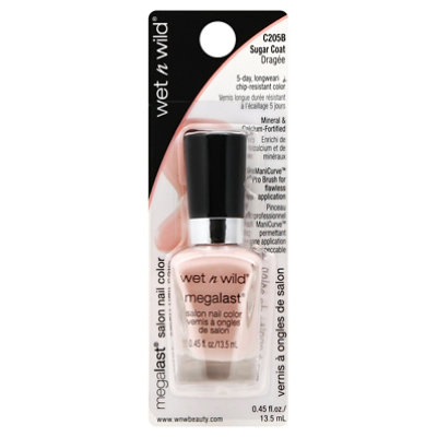 Wet N Wild Nail Polish MegaLast Salon Sugar Coat - 0.45 Oz