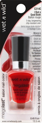Wet N Wild Nail Polish MegaLast Salon I Red A Good Book - 0.45 Oz - Image 2