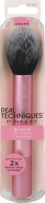 Real Techniques Blush + Bronzer Cheek Brush  - Each - Image 2