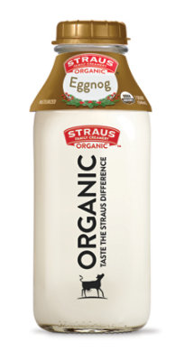 Straus Organic Eggnog - 32 Fl. Oz.
