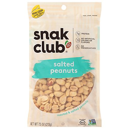 SnakClub Premium Pack Peanuts Salted - 7.50 Oz - Image 1