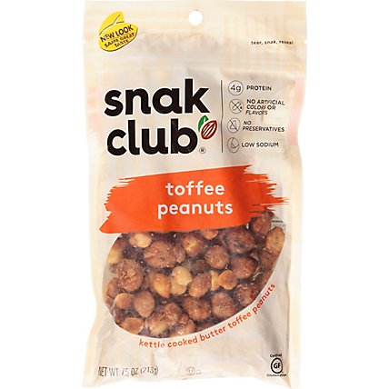 SnakClub Premium Pack Peanuts Toffee - 7.50 Oz - Image 2