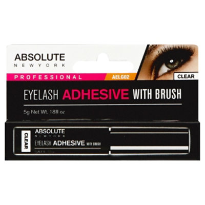 Absolute New York Eyelash Adhesive Clear With Brush AELG 02 - 18 Oz