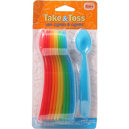 The First Years Take & Toss Spoons - 12 Count - Image 2
