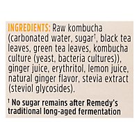 Remedy Ginger Lemon Kombucha - 4-11 Fl. Oz. - Image 5