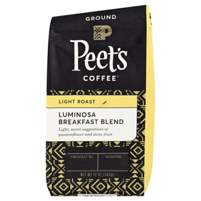 Peets Coffee Coffee Ground Light Roast Colombia Luminosa - 12 Oz - Image 3