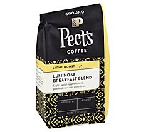 Peet's Luminosa Breakfast Blend Light Roast Ground Coffee - 12 Oz