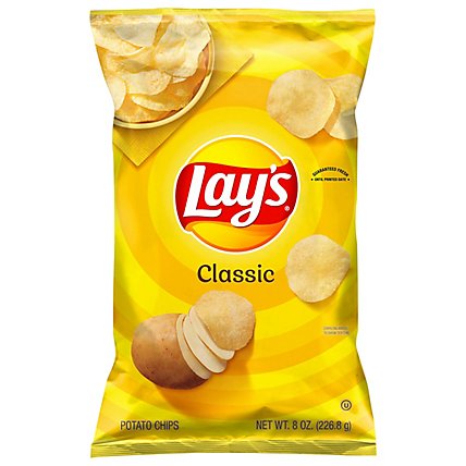Lays Potato Chips Classic - 8 Oz - Image 2