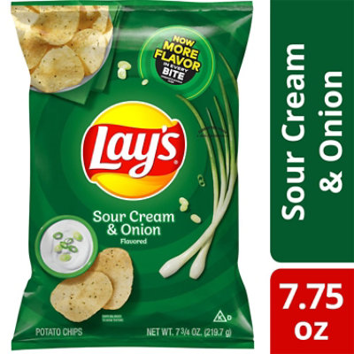 Lays Potato Chips Sour Cream & Onion - 7.75 Oz - Image 2