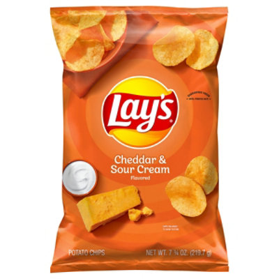 Lays Potato Chips Cheddar & Sour Cream - 7.75 Oz - Image 3