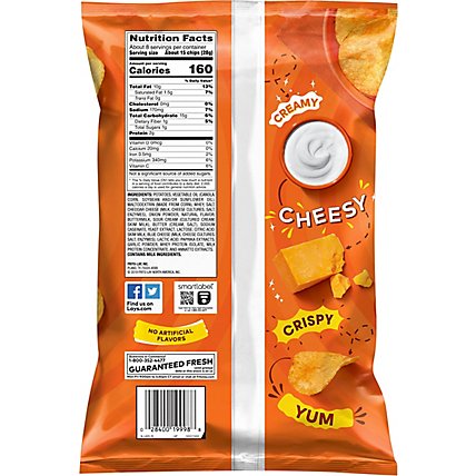Lays Potato Chips Cheddar & Sour Cream - 7.75 Oz - Image 6