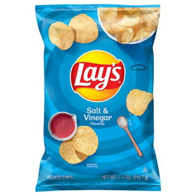 Lays Potato Chips Salt & Vinegar - 7.75 Oz