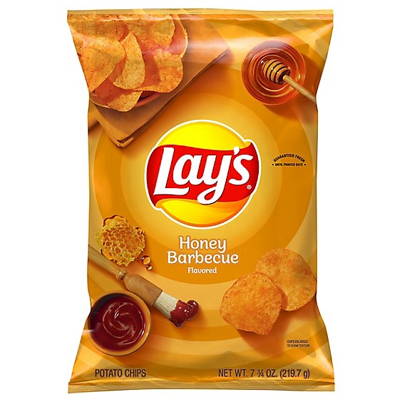 Lays Potato Chips Honey Barbecue - 7.75 Oz
