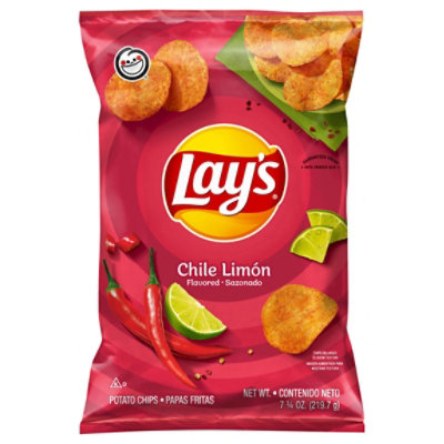 Lays Potato Chips Chile Limon - 7.75 Oz