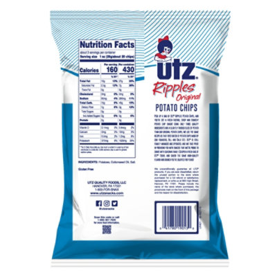 Utz Original Ripples Chips - 2.75 Oz. - Image 7