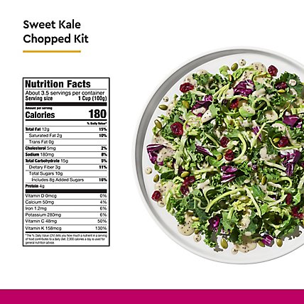 Taylor Farms Sweet Kale Chopped Salad Kit Bag - 12 Oz - Image 5