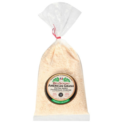 BelGioioso American Grana Extra Aged Parmesan Cheese Natural Twist Tie Bag - 8 Oz - Image 3