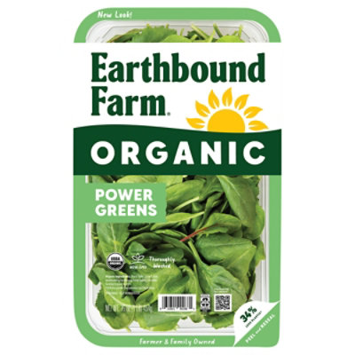 Earthbound Farm Organic Power Greens Tray - 16 Oz - Image 1