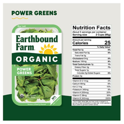 Earthbound Farm Organic Power Greens Tray - 16 Oz - Image 4