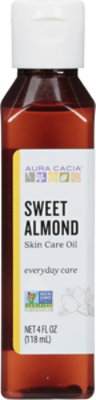 Aura Cacia Skin Care Oil Nurturing Sweet Almond - 4 Fl. Oz. - Image 2